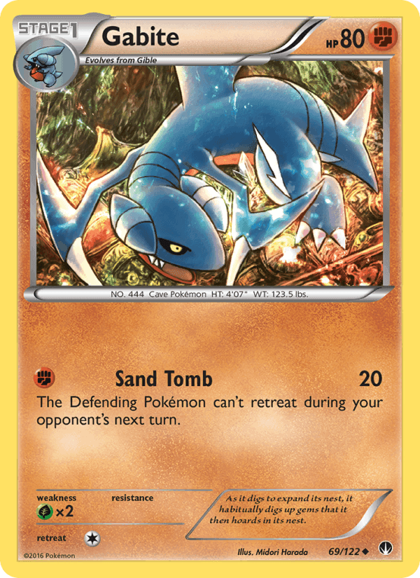 Gabite, card 69 from BREAKpoint