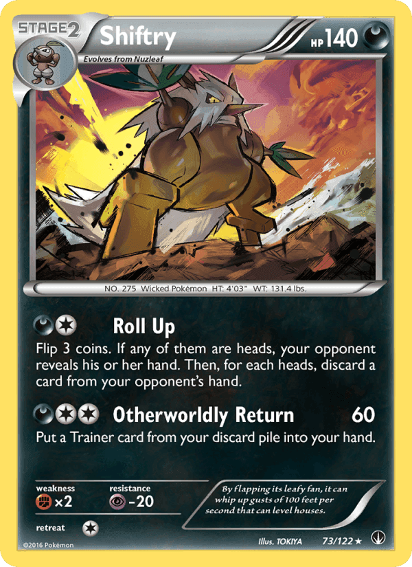 Shiftry, card 73 from BREAKpoint