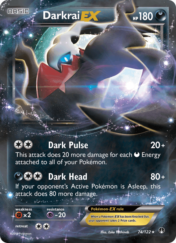 破天の怒り の 74 番、Darkrai EX
