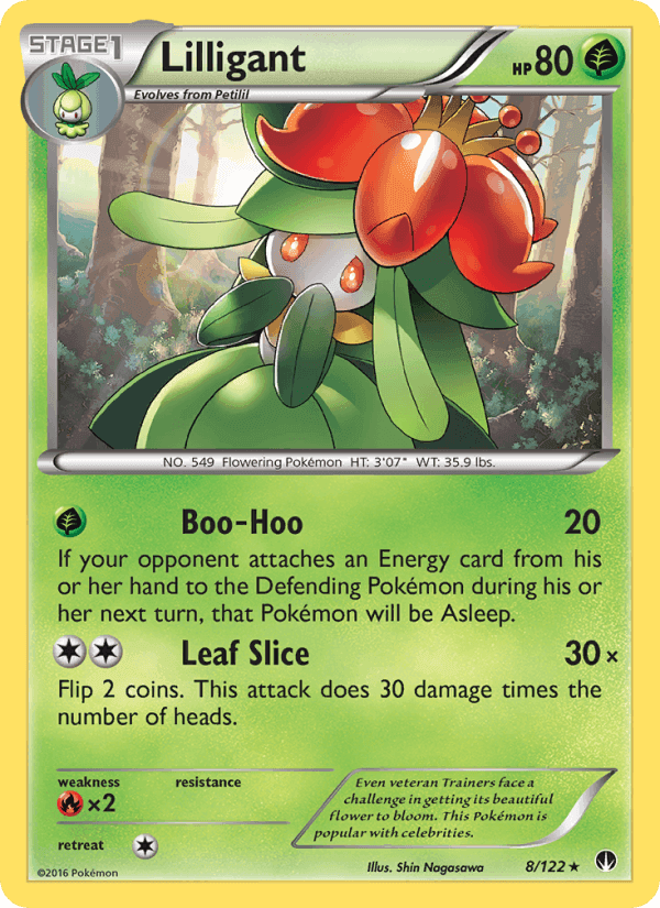 破天の怒り の 8 番、Lilligant
