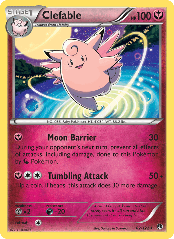 Clefable, card 82 from BREAKpoint