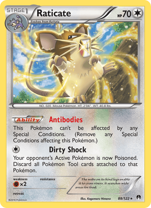 Raticate, card 88 from BREAKpoint