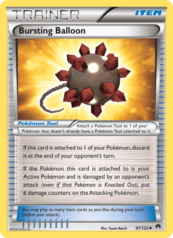 Bursting Balloon, card 97 from BREAKpoint