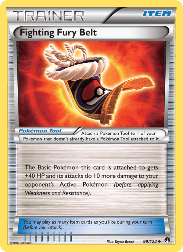 Fighting Fury Belt, card 99 from BREAKpoint