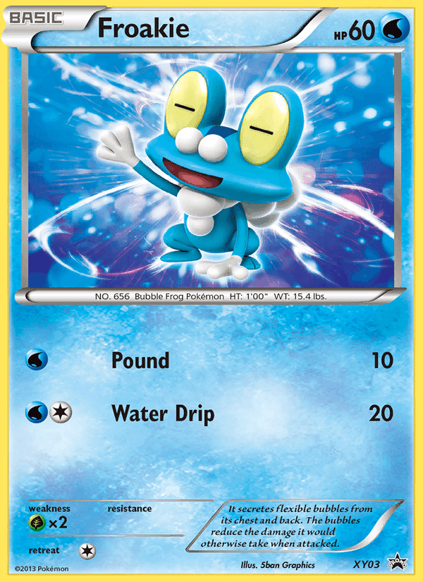 Froakie, carta XY03 di XY Promo