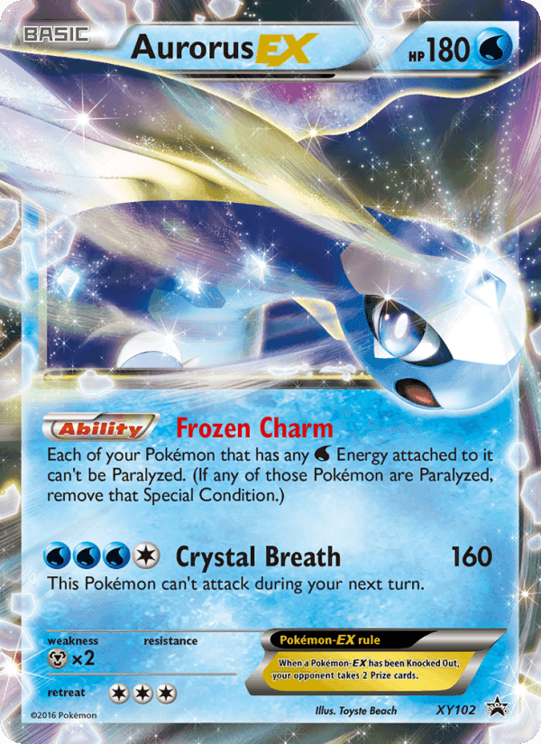 Aurorus EX, carte XY102 de XY Black Star Promos