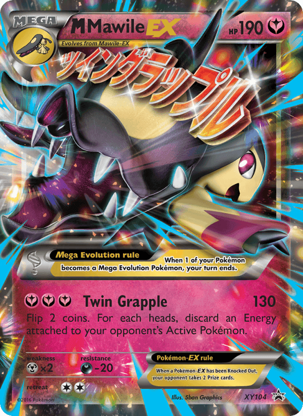M Mawile EX, card XY104 from XY Black Star Promos