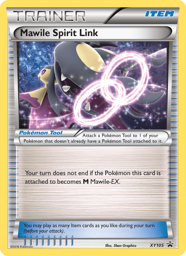 Mawile Spirit Link, card XY105 from XY Black Star Promos