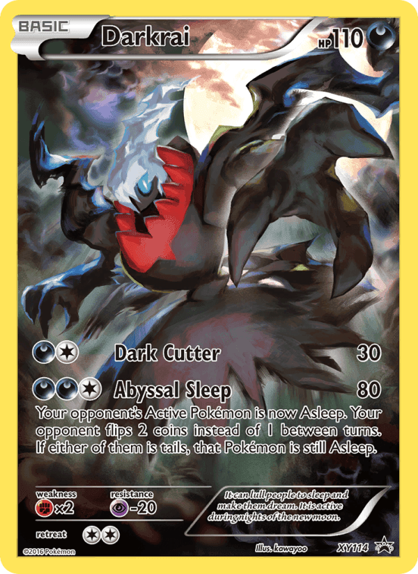 Darkrai, carta XY114 di XY Promo
