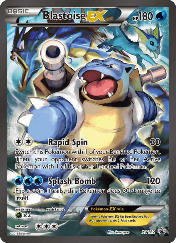 Blastoise EX, carta XY122 di XY Promo