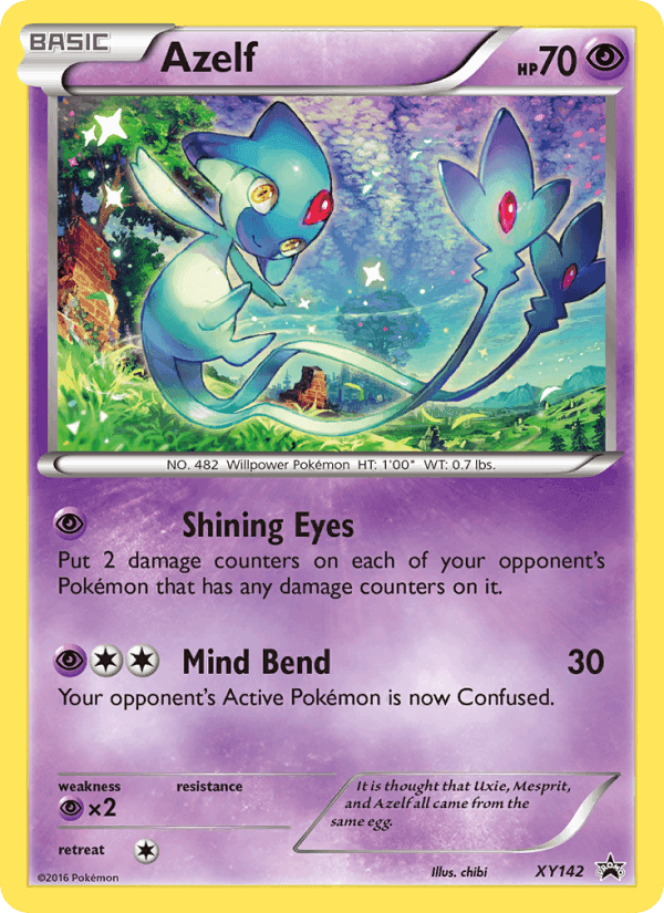 Azelf, carta XY142 di XY Promo