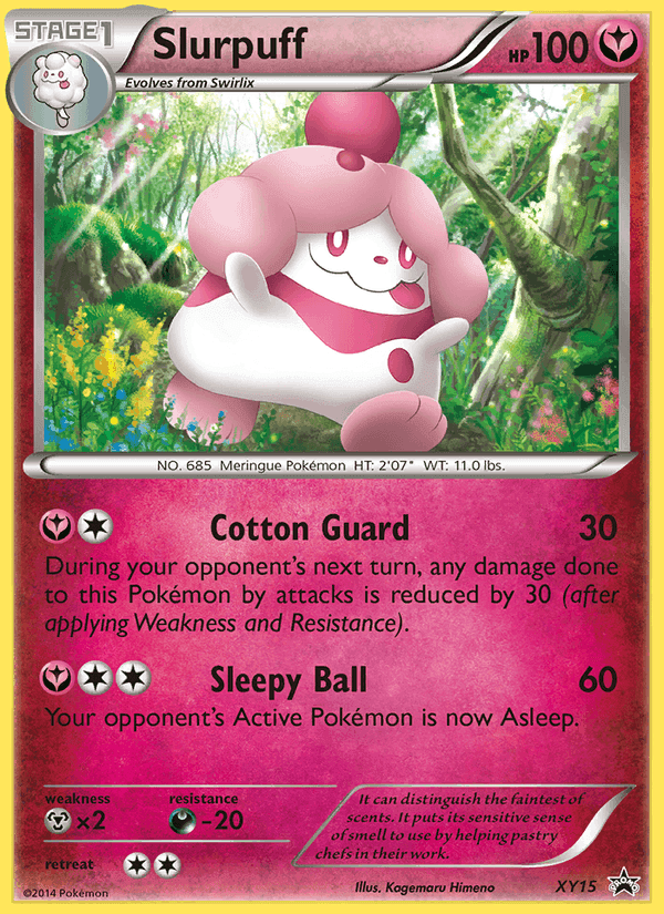 Slurpuff, carta XY15 de XY Black Star Promos