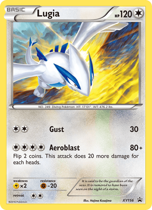 Lugia, carta XY156 de XY Cartas de promoción