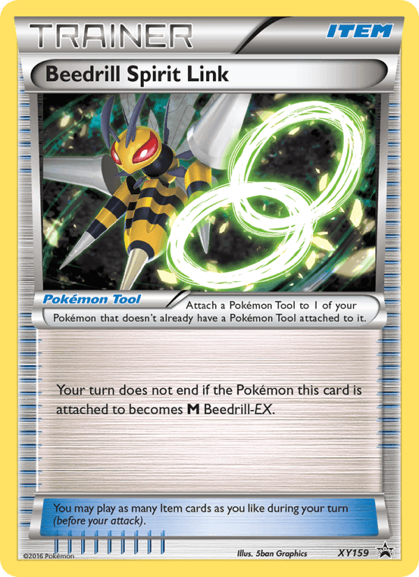 Beedrill Spirit Link, card XY159 from XY Black Star Promos