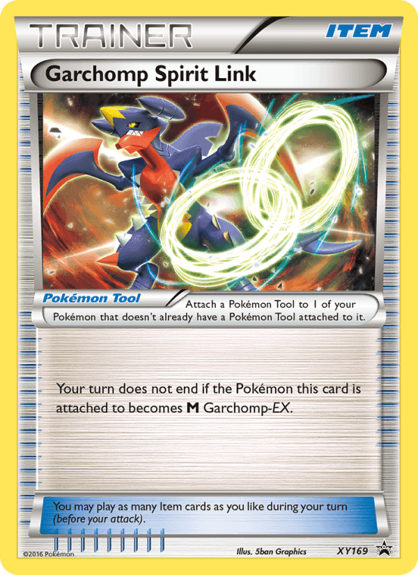 Garchomp Spirit Link, card XY169 from XY Black Star Promos