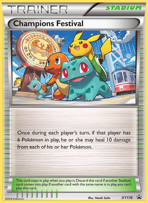 Champions Festival, card XY176 from XY Black Star Promos