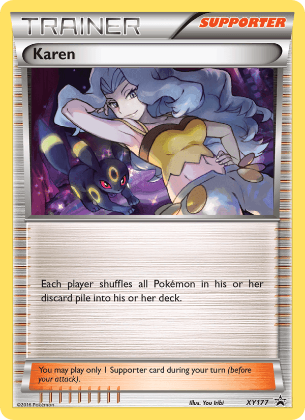 Karen, carte XY177 de XY Black Star Promos