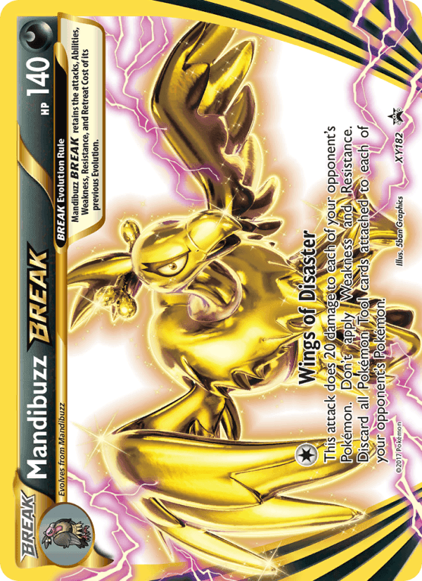 Mandibuzz BREAK, card XY182 from XY Black Star Promos