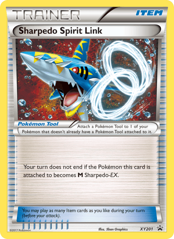 Sharpedo Spirit Link, card XY201 from XY Black Star Promos