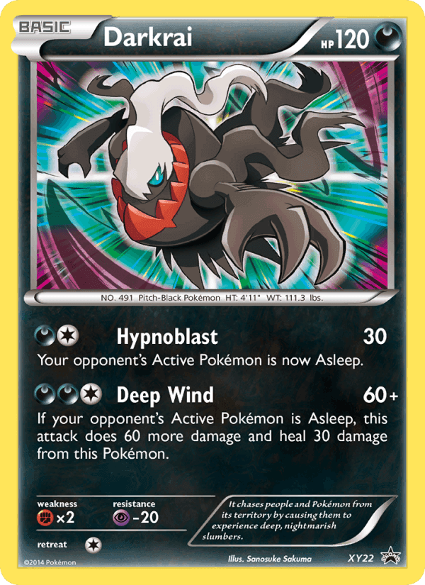 Darkrai, carta XY22 di XY Promo