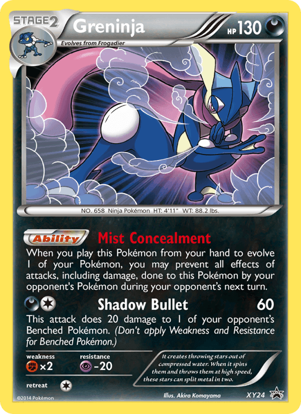 Greninja, carta XY24 di XY Promo