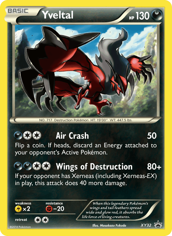 XY Black Star Promos の XY32 番、Yveltal