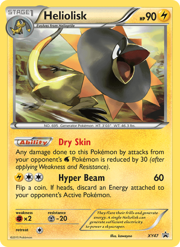 Heliolisk, carta XY47 di XY Promo