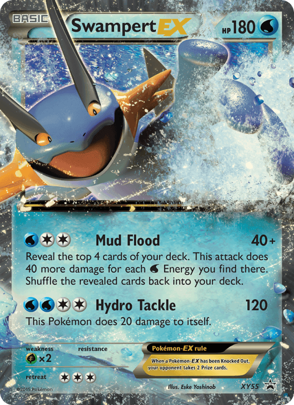 Swampert EX, carta XY55 di XY Promo
