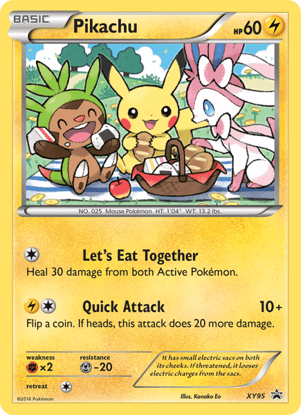 Pikachu, carta XY95 di XY Promo