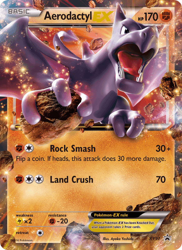 Aerodactyl EX, carta XY97 di XY Promo