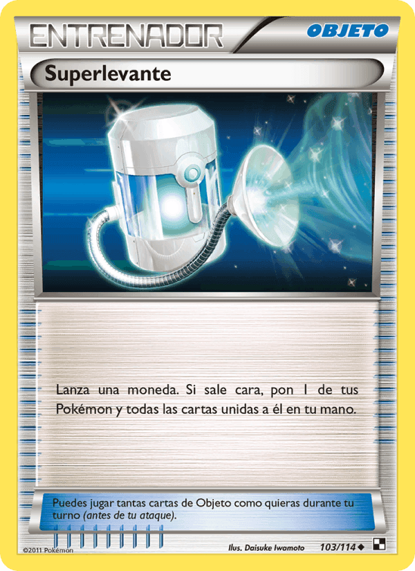 Superlevante, carta 103 di Negro y Blanco