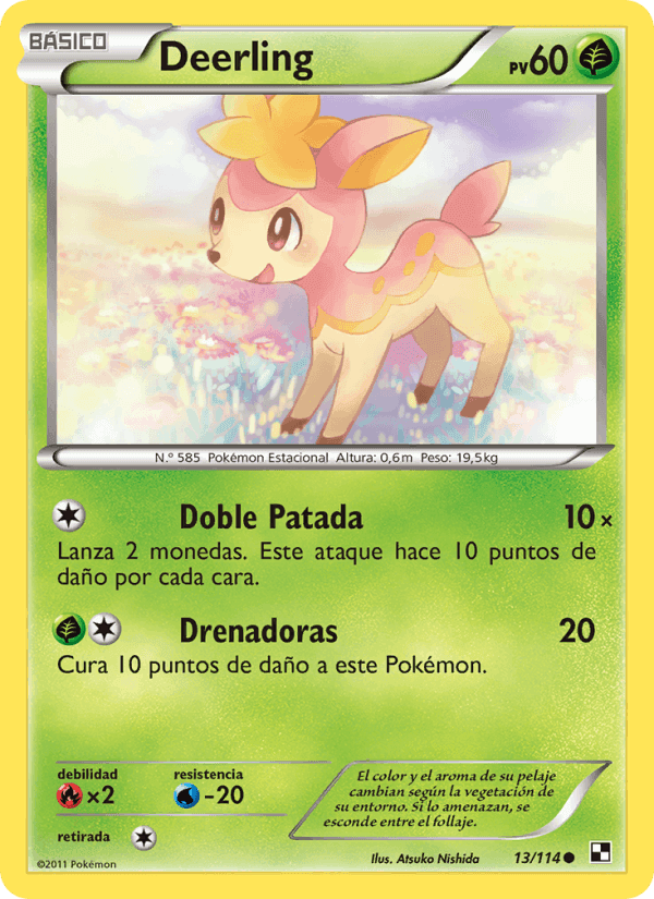 Deerling, carta 13 di Negro y Blanco