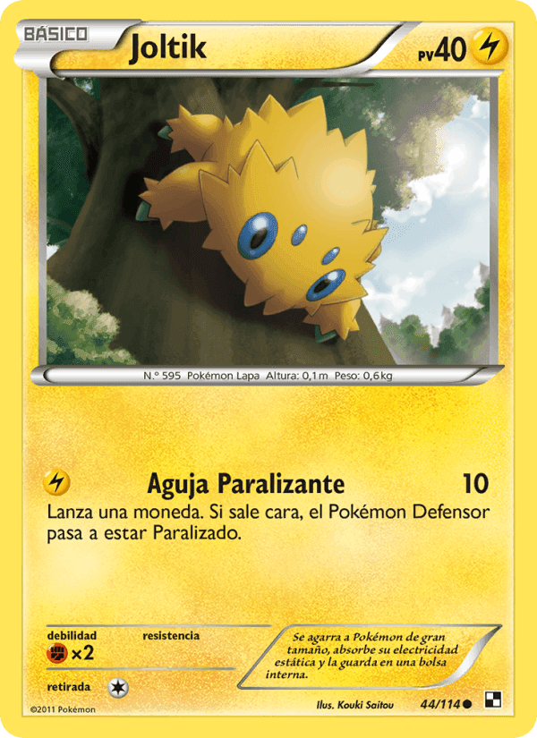 Joltik, carte 44 de Negro y Blanco