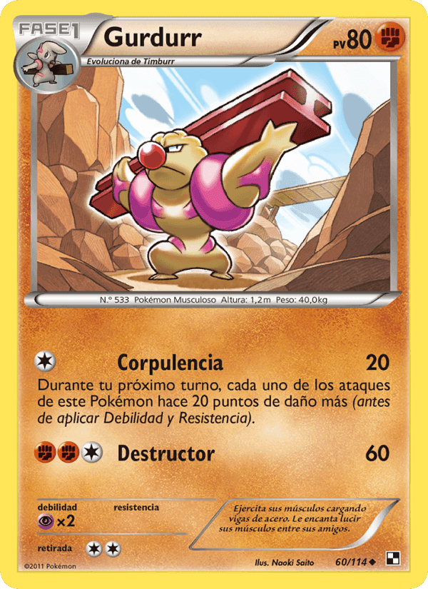Gurdurr, card 60 from Negro y Blanco