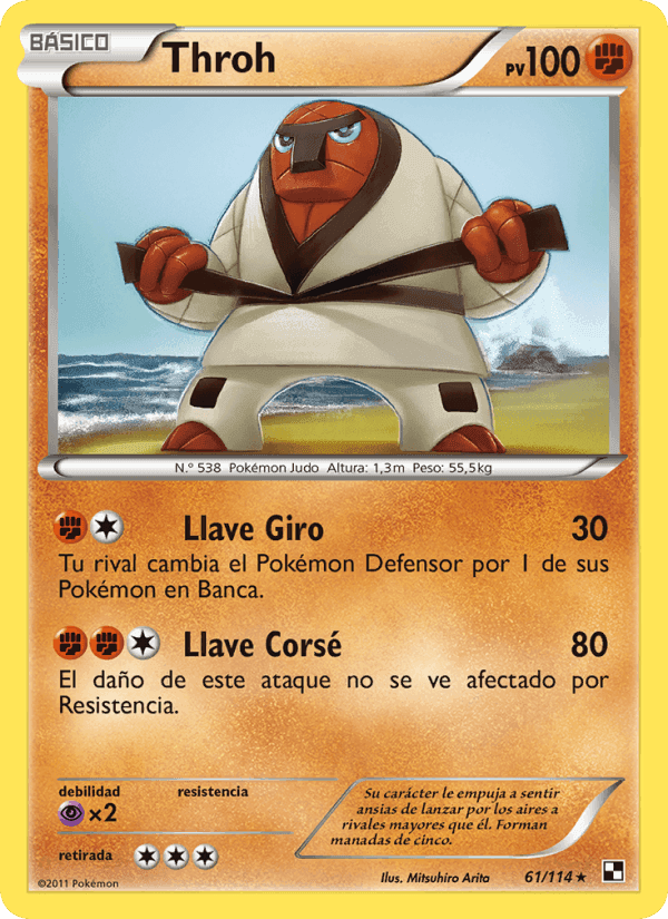 Throh, carta 61 de Negro y Blanco