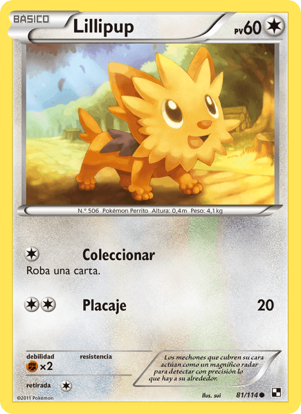 Lillipup, carta 81 de Negro y Blanco