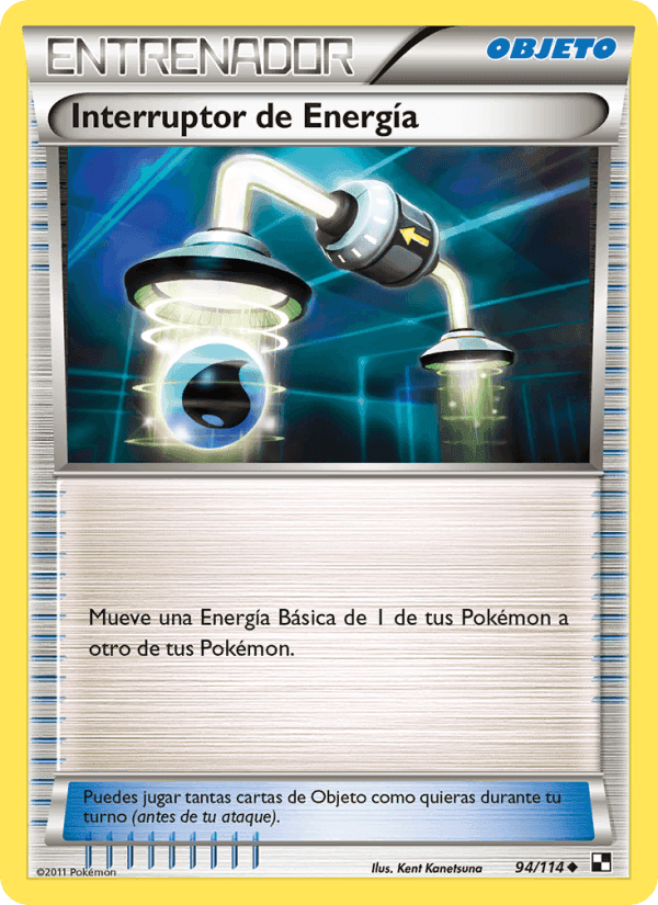 Interruptor de Energía, card 94 from Negro y Blanco