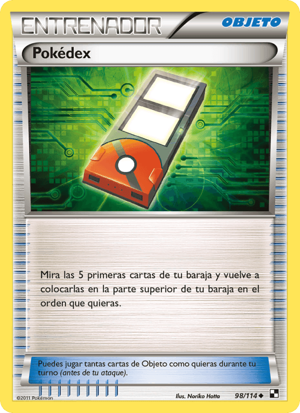 Pokédex, carta 98 di Negro y Blanco