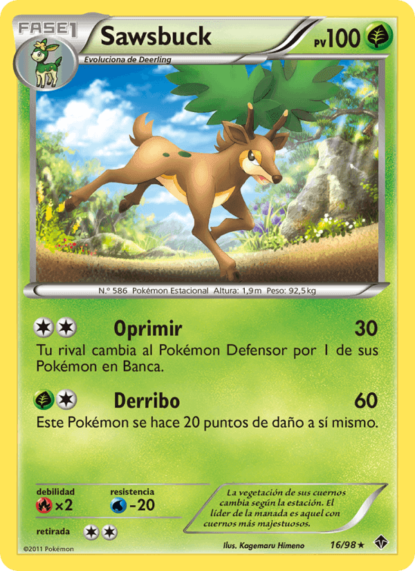 Sawsbuck, carta 16 de Fuerzas Emergentes