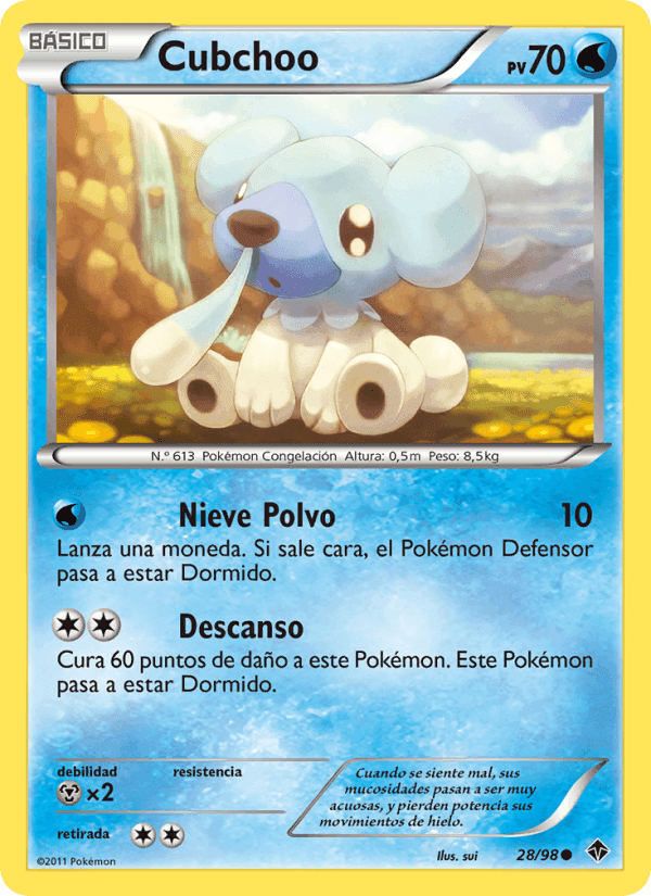 Cubchoo, carta 28 de Fuerzas Emergentes