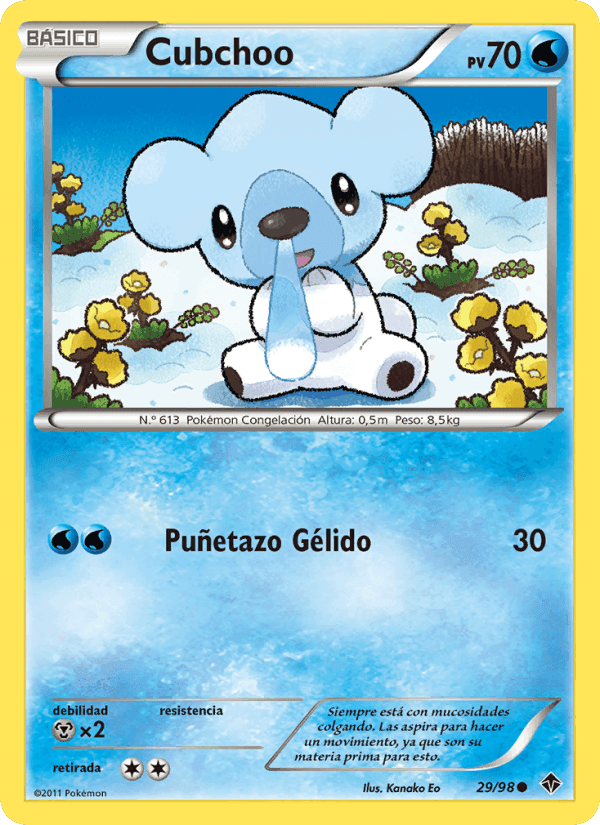 Cubchoo, carta 29 di Fuerzas Emergentes