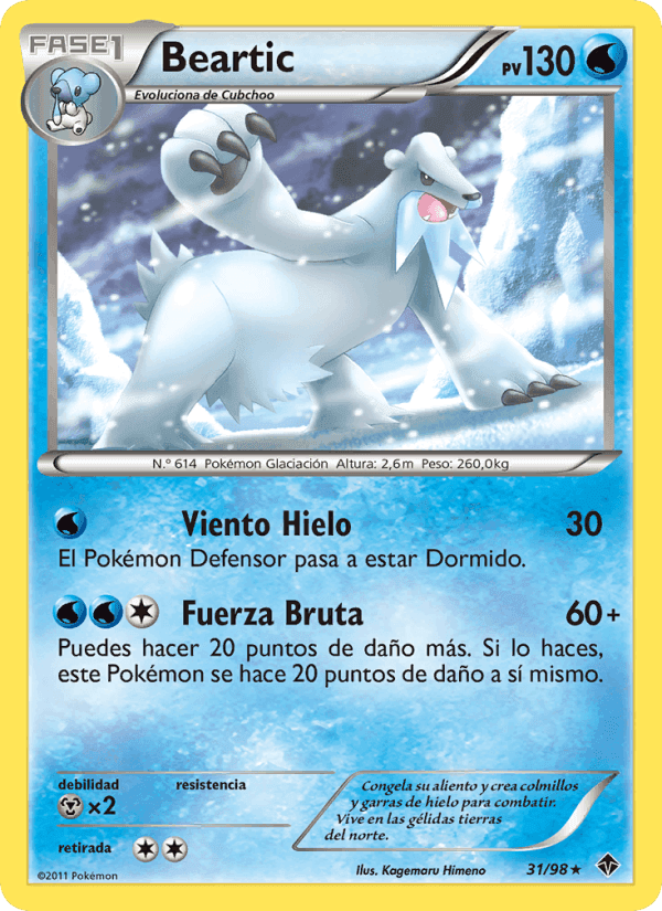 Beartic, carta 31 di Fuerzas Emergentes