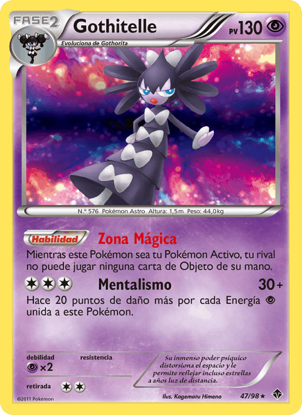 Gothitelle, carta 47 de Fuerzas Emergentes