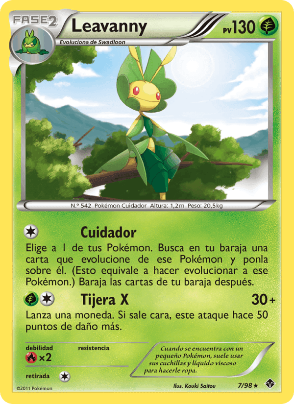 Fuerzas Emergentes の 7 番、Leavanny