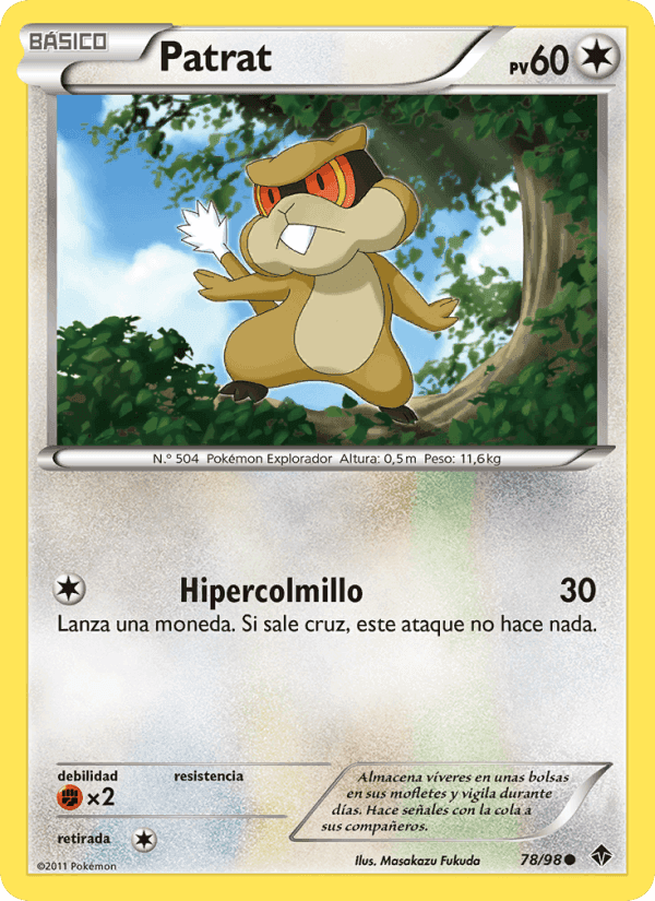 Patrat, carta 78 de Fuerzas Emergentes