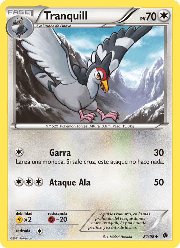 Tranquill, carta 81 de Fuerzas Emergentes