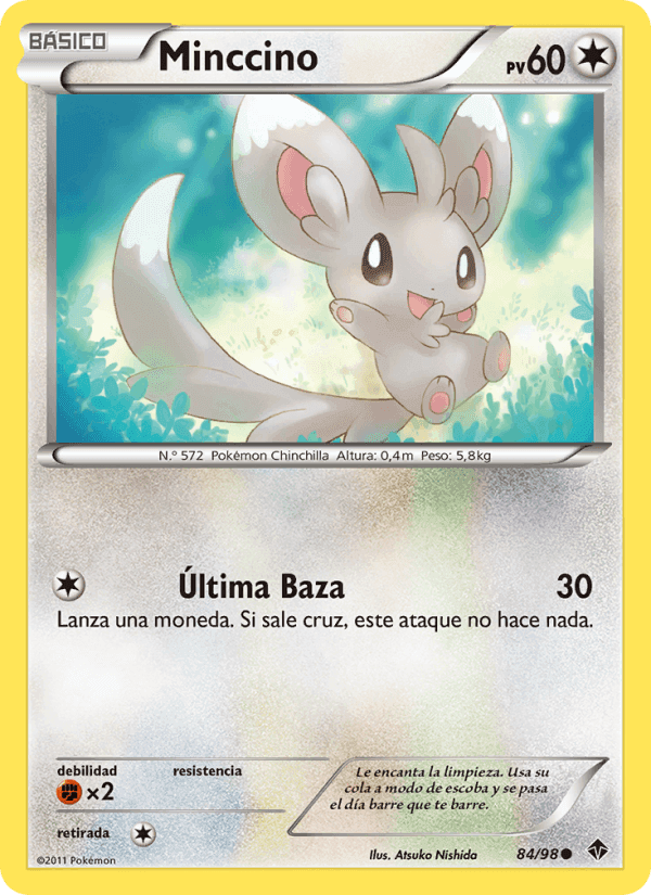 Minccino, carta 84 de Fuerzas Emergentes