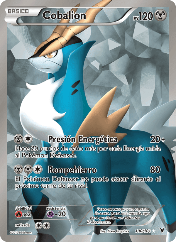 Cobalion, carta 100 di Nobles Victorias
