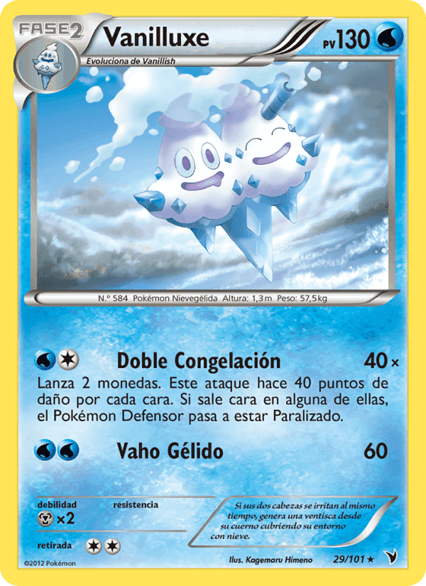 Vanilluxe, carta 29 de Nobles Victorias