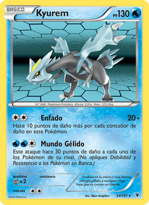 Kyurem, carta 34 de Nobles Victorias